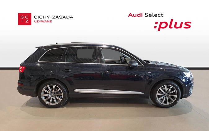 Audi Q7 cena 167900 przebieg: 186529, rok produkcji 2017 z Warszawa małe 631